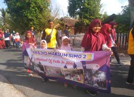 Santri Masjid Maksum Simo II ikuti Jalan Sehat Sumpah Pemuda